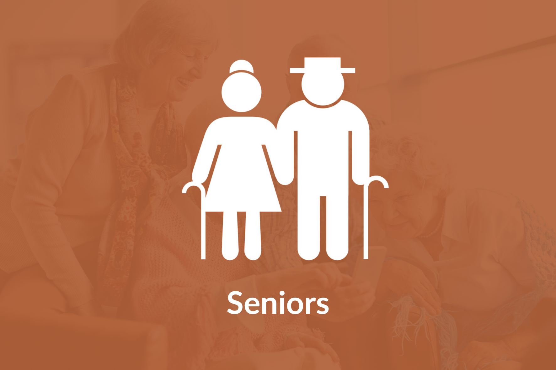 Icon of an elderly man and woman